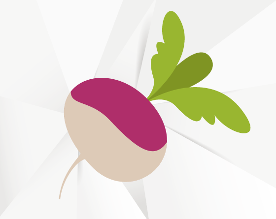 Globe à collet violet